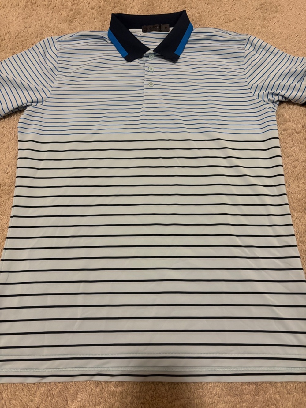 GFore Men’s striped polo shirt